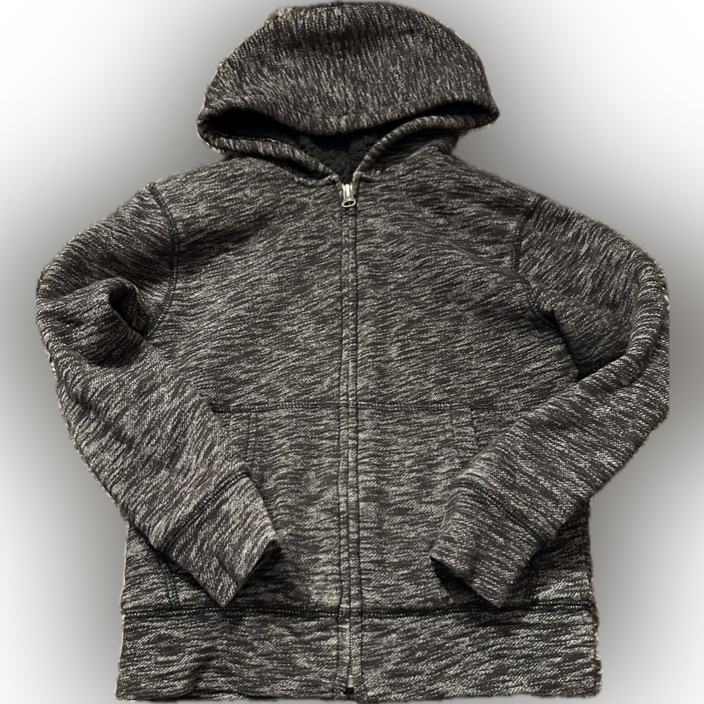Children’s Place Charcoal lined Zip-Up Jacket 5/6